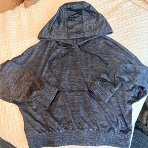 Fabletics Gray Hooded Sweatshirt